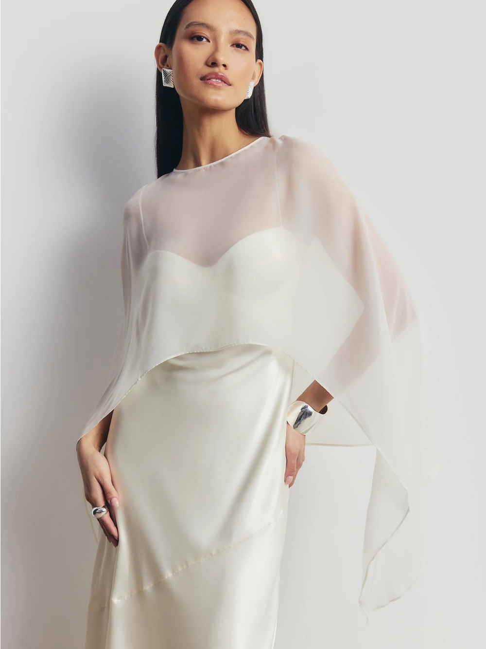Sheer Ivory Cape